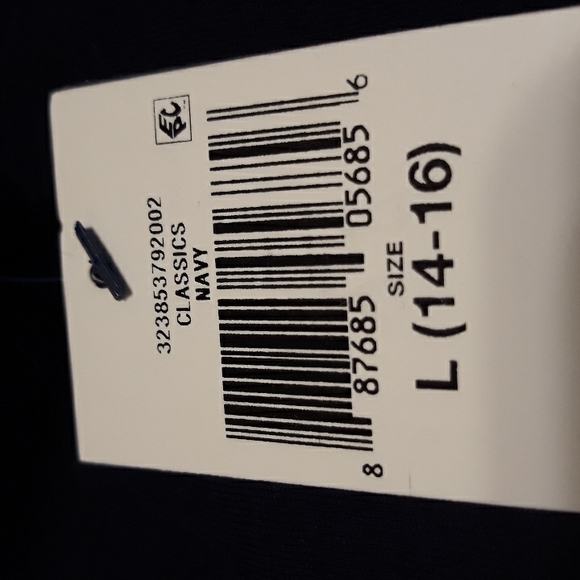 NWT Polo Ralph Lauren Boy's Classic Long Sleeves T-shirt - Navy - Picture 7 of 7